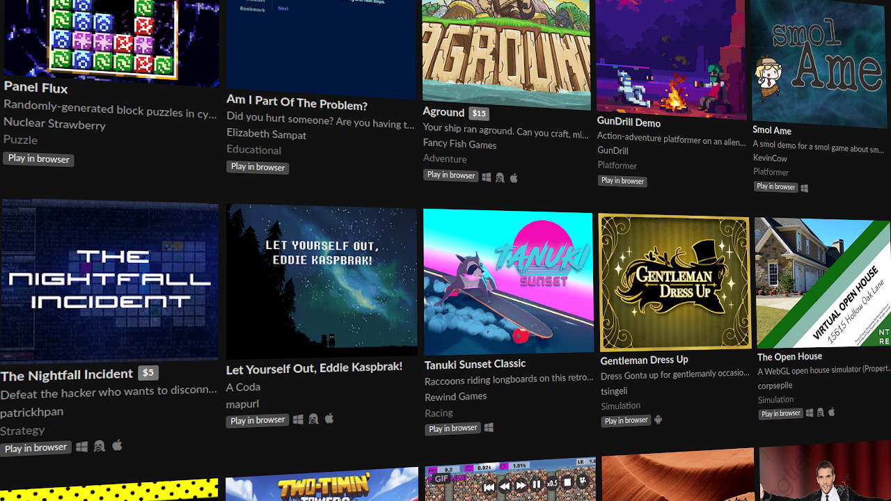 Publish a self-hosted browser game on itch.io